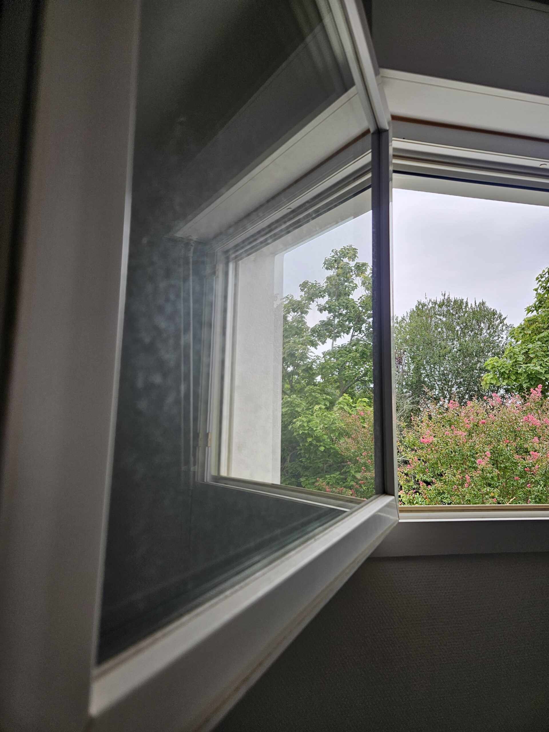 Fenêtre avant nettoyage